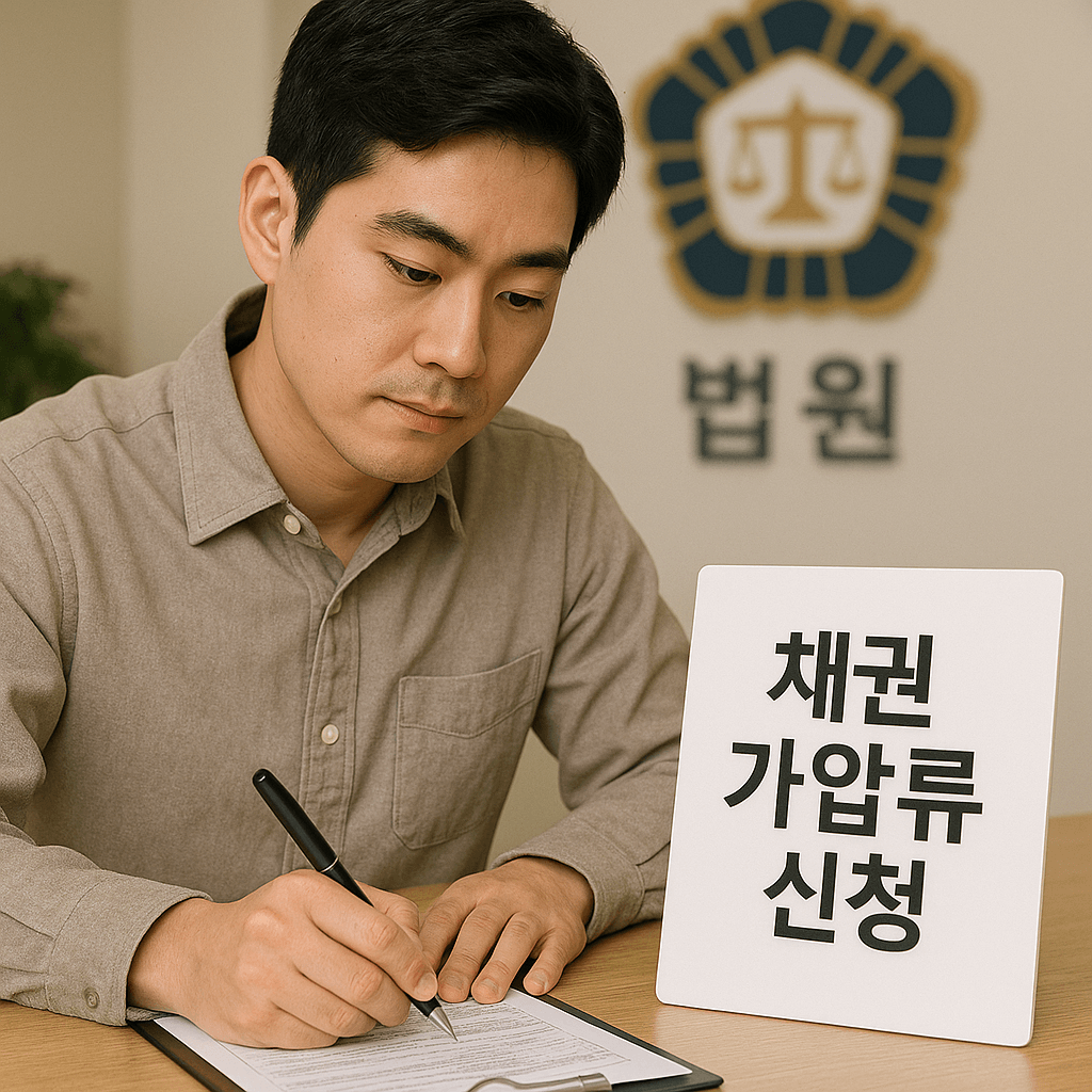 법원에 채권가압류 신청하는 사람