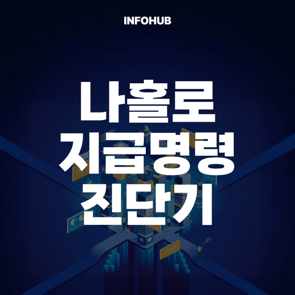 나홀로 지급명령 진단기