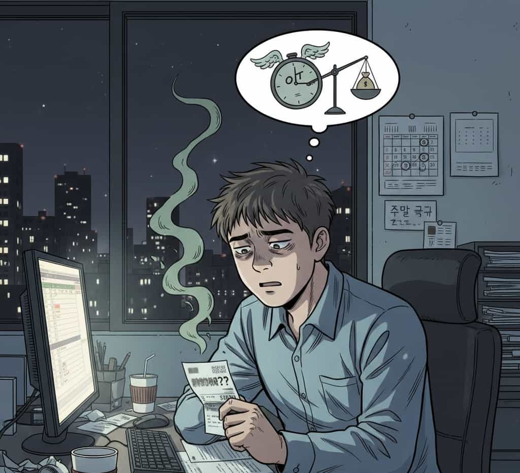 초과근무수당 계산